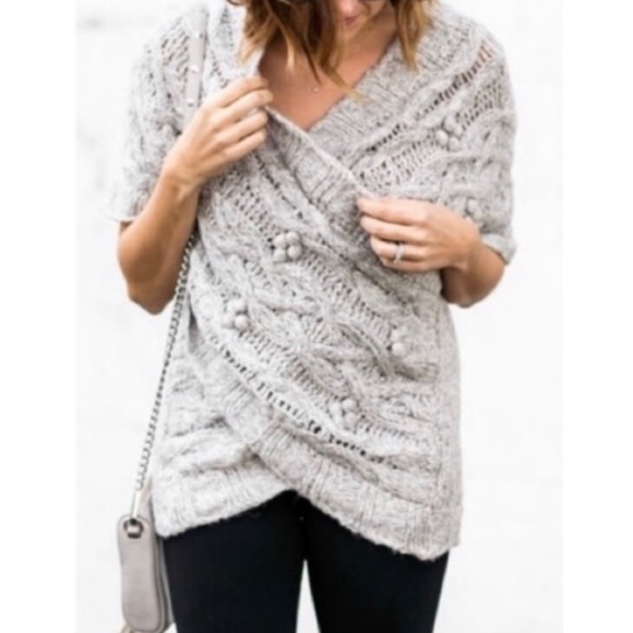 Anthropologie Sleeping On Snow Wrap 